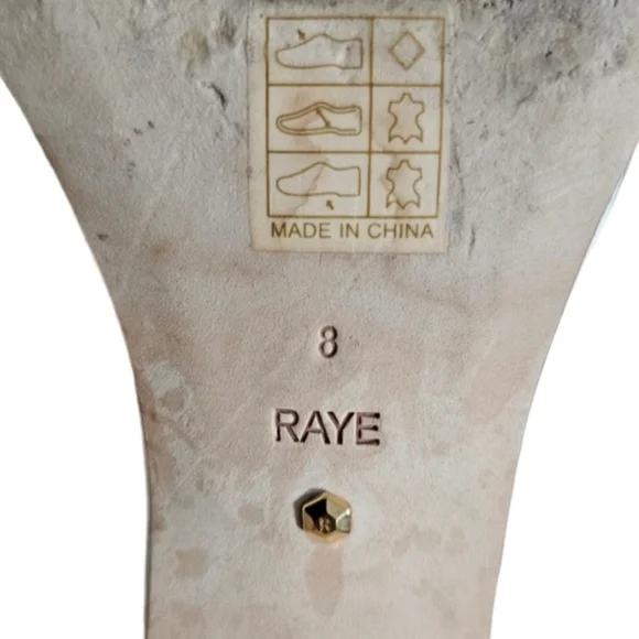 Raye Rainbow Rhinestone Sandals Size 8 - Picture 6 of 10